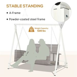 Fauteuil suspendu design moderne pour intérieur/extérieur, avec support, imperméable, pour salon, chambre, parc, hôtel, salle de sport, en acier et osier - Product Image 6