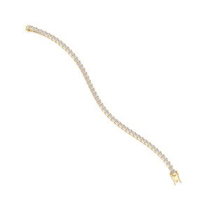 Bracelet tennis REYES en argent sterling 925 avec moissanite 3 mm, prêt à être expédié, cadeau d'anniversaire luxueux pour elle et lui, bijoux fins - Product Image 5