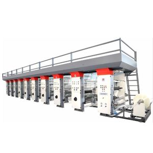 Proveedor de Máquinas de Impresión por Grabado de 8 Colores, Impresora de Papel de Rollo a Rollo Automática de Alta Velocidad y Múltiples Colores con 1 Año de Garantía - Product Image 1