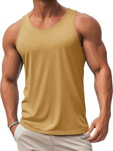 Classic <b>Mens</b> <b>Tank</b> <b>Top</b> Smooth Weave Air Flow Light Texture Relax Fit Fresh Movement Gentle Stretch Daily Comfort Modern Shape - Product Image 2