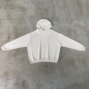 Sudadera con capucha de gran tamaño de algodón pesado personalizada hombro caído grueso 450GSM Boxy hombro caído Sudadera con capucha de felpa francesa de lana de gran tamaño - Product Image 2