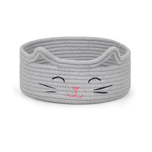 Cesta de Almacenamiento de Yute Tejido, Cesta Multiusos para Ropa Sucia, Juguetes, Mantas, Toallas, Cesta de Regalo para Mascotas, Gatos y Perros - Product Image 6