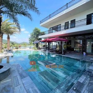 กระเบื้องหินอ่อนคุณภาพสูงสำหรับปูพื้นสระว่ายน้ำ พื้นหินธรรมชาติ กันลื่น ทนน้ำ กระเบื้องปูพื้นหินอ่อนสีน้ำเงิน - Product Image 5