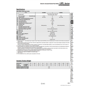 ผลิตภัณฑ์กระบอกสูบ LEL25MT-400C-S31N ระบบนิวเมติกส์ SMC - Product Image 4