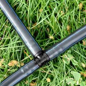 Connecteur en T barbelé de 16 mm pour lignes d'irrigation goutte à goutte en PVC avec raccords sécurisés pour les branches, idéal pour les fermes, les jardins et les serres - Product Image 3