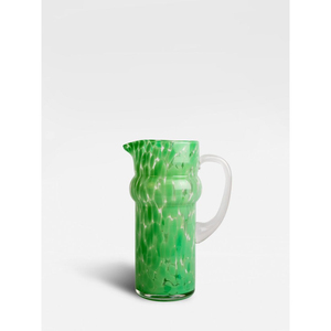 Carafe à eau en résine de luxe artisanale avec effet marbré Aqua Swirl, écologique, moderne, pour jus, cocktails et autres boissons - Product Image 2