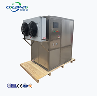 Machine à glaçons en cubes COLDPRO 1 tonne, commerciale, en acier inoxydable, automatique, pour bars, hôtels et restaurants