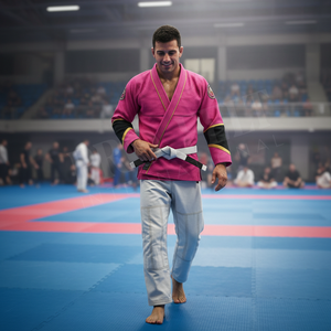 Fighter Gear Professional Brazilian Jiu Jitsu Gi Uniform Lightweight Martial Arts Kimono BJJ Solid Plain Color Custom Uniform - Product Image 3