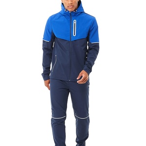 Offre Spéciale vêtements d'extérieur trois pièces sweats à capuche hommes personnalisé logo réfléchissant impression imperméable coupe-vent vestes d'extérieur - Product Image 5