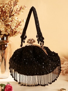 Indian Handmade Batua Bag Embroidered Potli Purse Drawstring <b>Handbag</b> <b>Wedding</b> Party Evening Bag Wholesale - Product Image 4