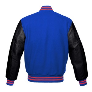 Premium Blank Wool Blend Varsity <b>Jacket</b> Custom Embroidery Classic Baseball Style <b>for</b> <b>Men</b> & Women - Product Image 1