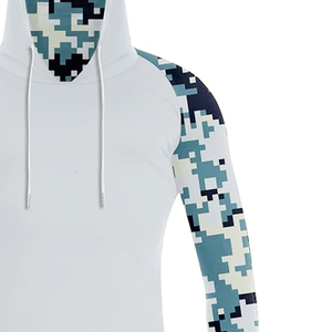 Sweat-shirts de pêche pour hommes de grande taille, personnalisés avec broderie, en spandex/coton, imperméables, coupe-vent, respirants et de haute qualité - Product Image 4