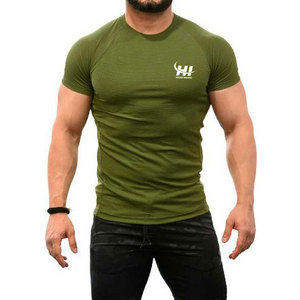 T-shirts de sport respirants pour hommes Urban Gym – Vêtements d'entraînement personnalisés imprimés – T-shirts de fitness ajustés pour hommes - Product Image 1