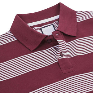 Polo de Manga Corta para Hombre, Color Rojo Sólido, Tejido Transpirable, Estilo Casual, MOQ Bajo - Product Image 6