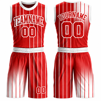 Seragam Basket Kustom Grosir Set Jersey Bolak-Balik Celana Pendek Sublimasi Cetak Seragam Olahraga Tim Dapat Disesuaikan Sepenuhnya
