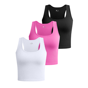 Top Deportivo Corto sin Costuras para Mujer, de Alta Calidad, Transpirable, para Yoga, Gimnasio, Fitness, Ropa Deportiva - Product Image 4