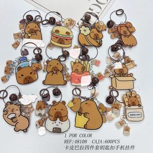 Capibala - Llavero de 4 Piezas, Colgante para Móvil, LLAVERO Personalizable con Mosquetón para Dispositivos Móviles, para Coche o Bolso, Ideal para Promociones - Product Image 1