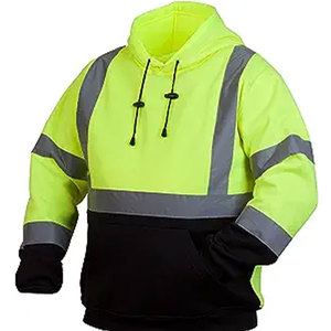 Sudaderas con Capucha de Alta Visibilidad, Ropa de Seguridad Reflectante, Sudadera de Seguridad para Hombre, Venta al por Mayor de Ropa de Trabajo de Alta Calidad - Product Image 4