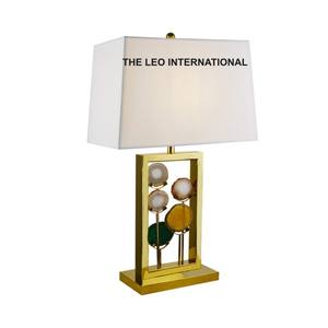 Lámparas de Mesa de Lujo Religiosas de Venta Caliente con Control de Luz, de Acero Inoxidable, Tela y Resina, Luces de Boda para Regalo - Product Image 1