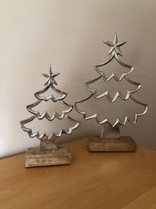 Decorative Metal <b>Christmas</b> <b>Tree</b> Sculpture with Wooden Base <b>Christmas</b> Decoration Sculpture in Affordable Price - Product Image 6