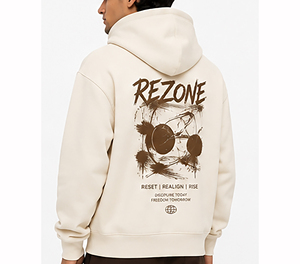 Sweat-shirt à capuche de luxe noir pour homme, coupe oversize, en coton épais, style streetwear hiver, chaud et tendance - Product Image 4