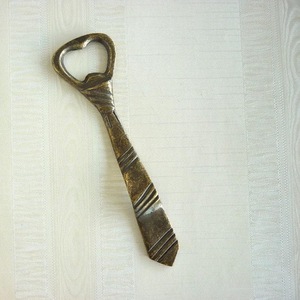 ILAHI's Eco-Friendly Brass Bottle Opener Handmade Flat Antique Finish Customizable Size 4-in-1 Function <b>Bar</b> <b>Tool</b> - Product Image 3
