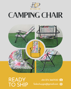 Chaise longue de plage pliable à cadre en aluminium léger Chaise d'extérieur moderne et pratique en tissu pour le camping - Product Image 2