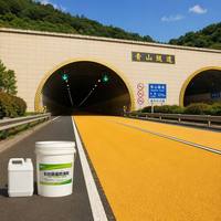 Revêtement de surface perméable en polyuréthane liquide coloré, scellant écologique pour pavés, baril de 20 kg pour les espaces de loisirs municipaux