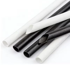 Tubo de Fibra de Vidrio con Resina de Silicona de 1-25 mm, Tubo de Fibra de Vidrio Autoextinguible, Funda Retardante de Llama para Altas Temperaturas - Product Image 5