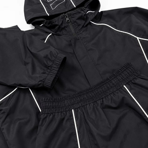 Conjunto de Sudadera con Capucha y Pantalones Cortos Reflectantes para Hombre, Ligero, para Correr al Aire Libre, Ropa Deportiva, OEM - Product Image 6