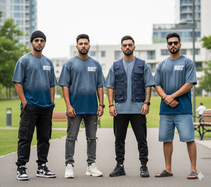 T-shirts amples effet délavé 240 GSM, impression sérigraphique personnalisée, meilleur fabricant, meilleurs prix, t-shirts à épaules tombantes - Product Image 2