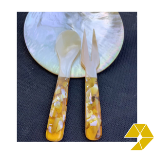 Cuchara de Concha Marina Vietnamita Única, Hecha a Mano, Utensilio para Servir, Vajilla Costera, Regalos Inspirados en la Playa, Suministro al por Mayor para Exportación - Product Image 1