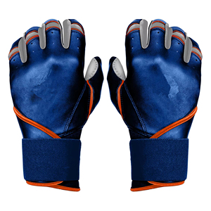 <b>Long</b> Cuff Baseball Batting Gloves Customized Logo Goatskin Leather Unisex Adult and Youth Baseball Softball Batting Gloves - Product Image 3
