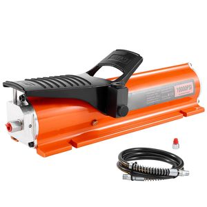 Pompa Idraulica ad Aria 10.000 PSI con Serbatoio da 0,18 Galloni, Uscita Olio NPT 3/8, Ingresso NPT 1/4, Pompa Idraulica a Pedale con Scocca Metallica - Product Image 1