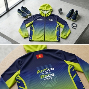Professional Windbreaker Jacket Custom Logo Outdoor Training Jacket Supplier - Product Image 4