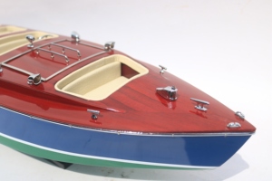 MISS CATALINA 5 AVALON Maqueta de Velero de Madera Hecha a Mano, Personalizada, Antigua, Coleccionable, Temática Oceánica, Decoración de Mesa Independiente - Product Image 5