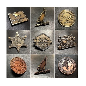 Wholesale Custom Metal Brand Logo Tag Accessories Engraved Labels - Product Image 2