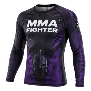 Haut de compression à manches longues pour homme, motif Rash Guard, séchage rapide, en Spandex et Polyester, pour adultes, fabriqué par des fabricants de Rash Guards à manches courtes - Product Image 2