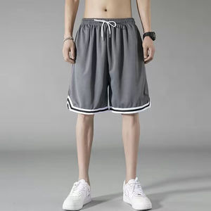 NUEVOS Pantalones Cortos Deportivos de Baloncesto para Hombre, Tendencia 2025, de Verano, de Seda Helada, de Secado Rápido, Ajuste Holgado, Transpirables, con Cintura Elástica, a Buen Precio - Product Image 3