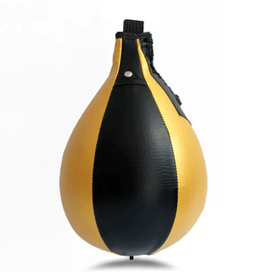 Balón de velocidad profesional de cuero para boxeo - Saco de arena colgante ecológico y personalizable para entrenamiento de boxeo, precio mayorista OEM - Product Image 2