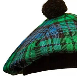Chapeau Tam O'Shanter pour homme, style ancien Campbell, en tissu Balmoral à carreaux écossais - Product Image 5