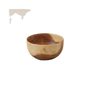 Hot Selling Handmade Acacia Wood <b>Soup</b> <b>Bowl</b> Customized Technique for Dinners and Salads Small Size - Product Image 1