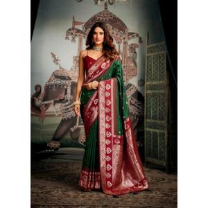 Drape <b>Yourself</b> in Elegance Make Every Moment Royal Indulge in Timeless Grace Saree Silk Nett Fabric Heavy Premium Soft Silk - Product Image 1