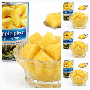 Best Selling Made In Vietnam Special Offer Deeply Sweet <b>Pineapple</b> Pieces in <b>Light</b> Syrup Packed in 20oz Can - Product Image 2
