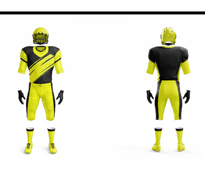 Maillots de football américain OEM, uniformes, sublimation, logo personnalisé, vêtements d'équipe |   Tenue de football d'équipe |   Vêtements de sport en polyester respirant - Product Image 1