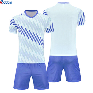 Conjunto de Uniforme de Fútbol de Alta Calidad, Blanco y Morado con Estampado Geométrico, Cuello en V, Manga Corta, Absorbe la Humedad, Unisex para Adultos, para Toda Temporada - Product Image 5