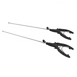 Pince porte-aiguille laparoscopique Madriq Medical, détachable, manche modulaire en plastique, instrument chirurgical 5 mm, 330 mm, MI-SIS-00033 - Product Image 1