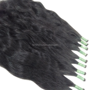 Extensiones de cabello humano Remy virgen 100% Premium natural indonesio Paquetes de cabello liso a granel sin enredos - Product Image 3