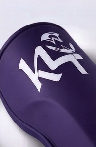 Protège-tibias en tissu de coton KLTW INT'L KL-SG-005, violet, léger, protection pour adultes, sports de combat, toutes saisons - Product Image 3
