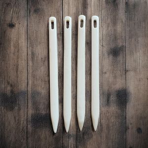 Durable Handmade Bone Needle Leather <b>Sewing</b> Tool Natural Threading Needle for Weaving Crochet Craft DIY and Repair Use - Product Image 3